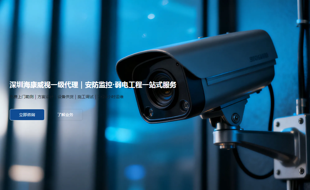 深圳厂房监控安装包工包料｜工厂高清安防一站式施工商-中德信通
